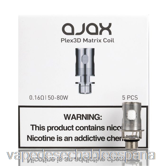 Vape España Innokin Ajax Plex3d Bobinas De Repuesto 0.16ohm Bobinas De Matriz Ajax Plex3d